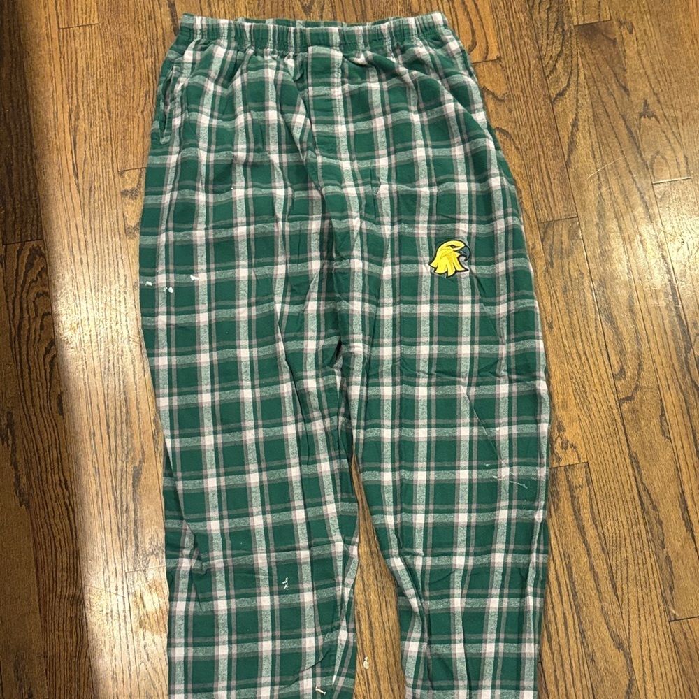 Boxercraft SUNY Brockport Green Plaid Pajama Bottoms-XL